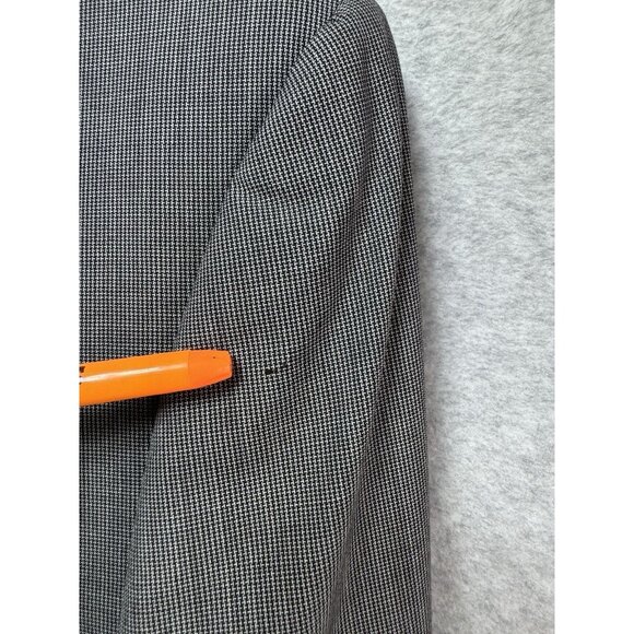 Corneliani Jacket Extra Fine Virgin Wool 46 US Made in Italy Gray Blazer - Picture 13 of 15